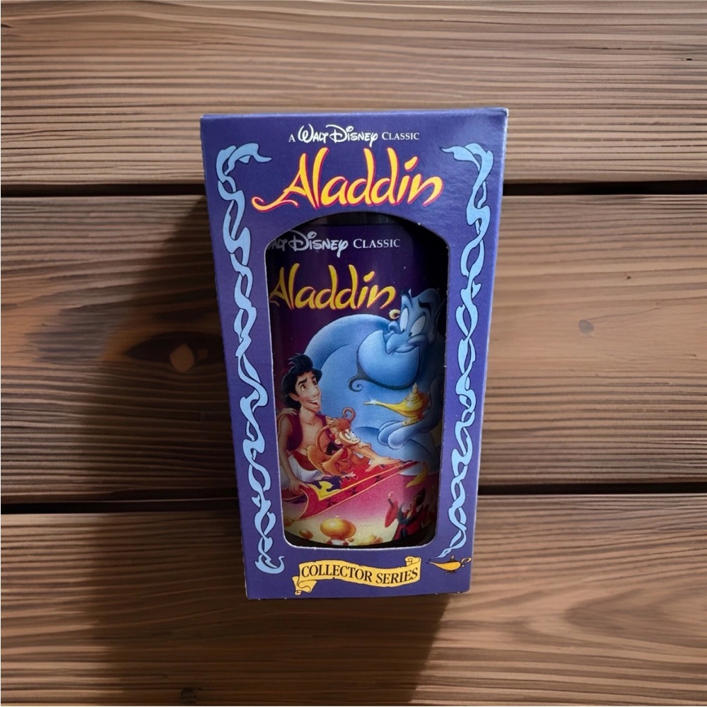 1994 Burger King Disney Aladdin Collector Cup w Box Coca-Cola Vintage